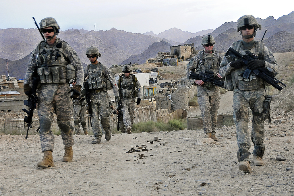 Number of U.S. Boots on the Ground in Afghanistan
